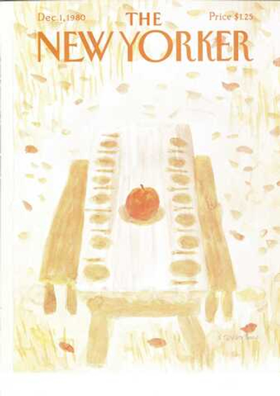 Журнал The New Yorker 01-12-1980, обложка