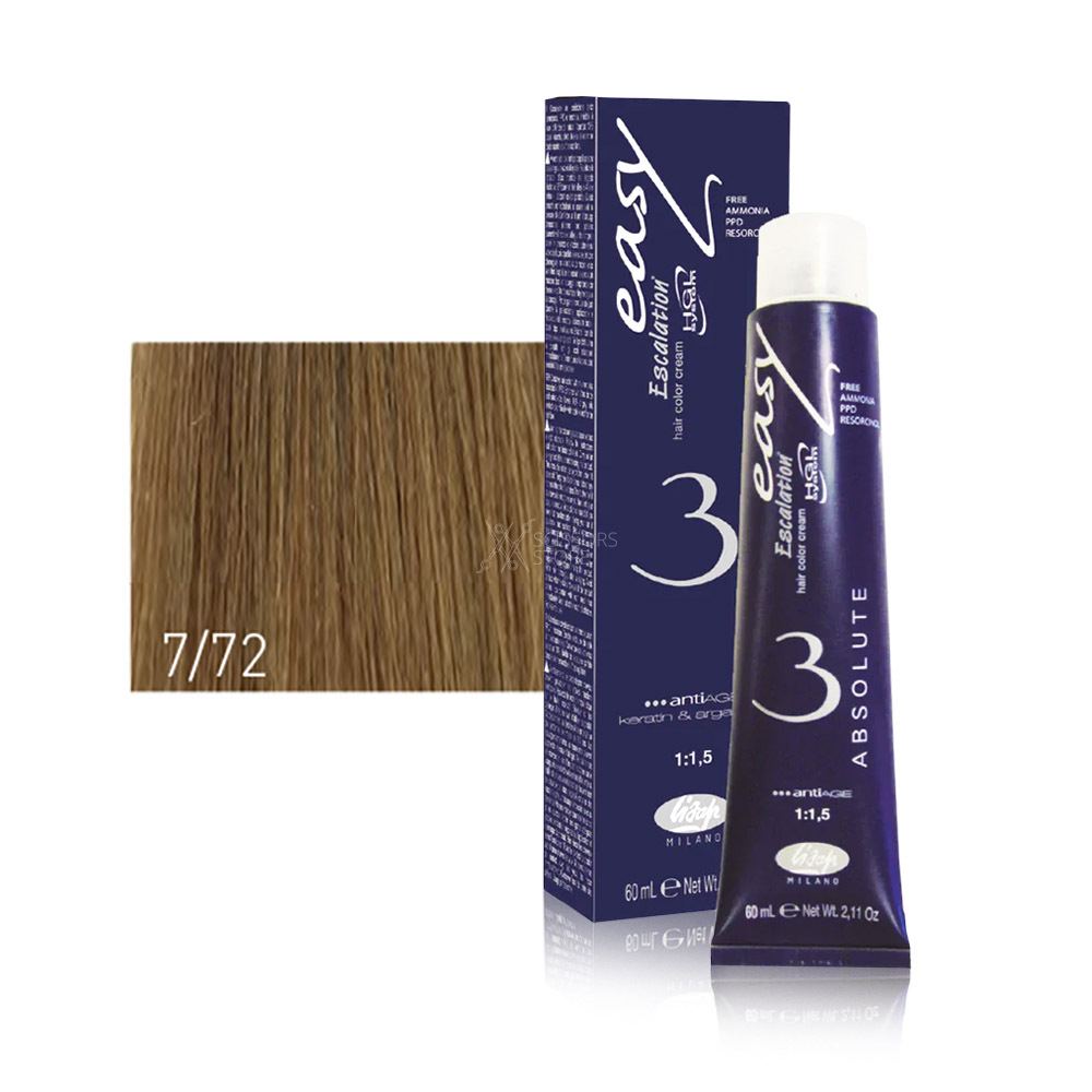 Перманентный безаммиачный краситель для волос Lisap Escalation Easy Absolute-3 (Lisap Absolute-3)