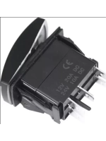 Переключатель ВКЛ/ВЫКЛ, белая подсветка