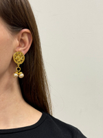 Клипсы с жемчужными подвесками Sonia Rykiel