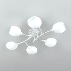 Citilux Флорида CL148160 Люстра потолочная Белая с патиной