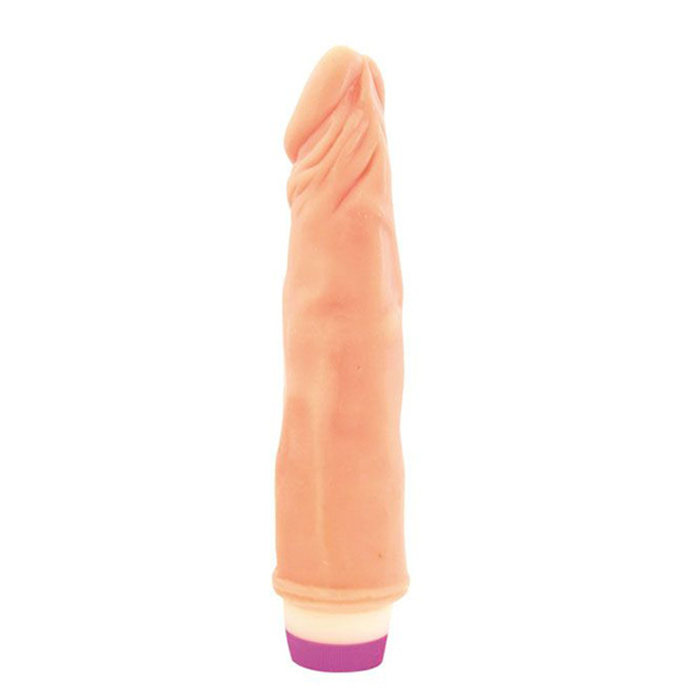 Вибратор 21см телесного цвета Bior Toys Realistic Cock Vibe EE-10048