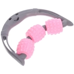 Массажер роликовый для тела «Universal» 3 ролика, 15*13*3,5 см, розовый