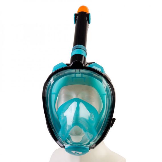 Маска полнолицевая Scorpena Swim большая бирюзовая