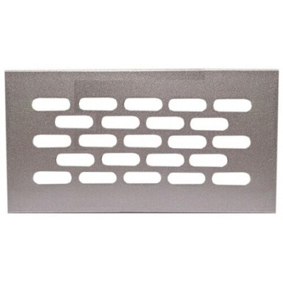 Вентиляционная решетка в подоконник для батареи DECOR/плоская/АЛ/2 мм