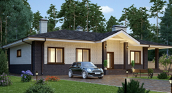 Проект Дома Классика 153 кв. м одноэтажный К-34