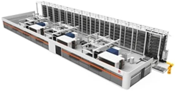 Лазерный станок HGTECH SMART6015PRO с защитной кабиной и сменным столом для резки листов металла