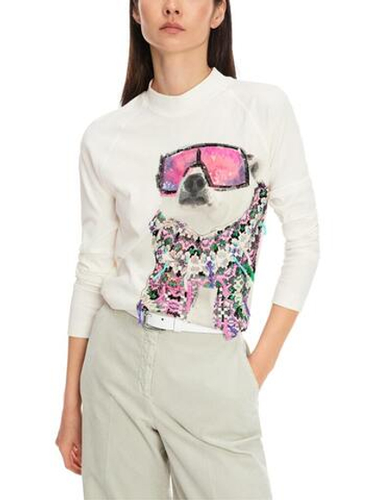 Marc Cain Джемпер с принтом