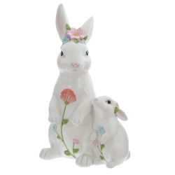 GAEM Фигурка декоративная "Зайцы", L15,5 W12 H26,5 см