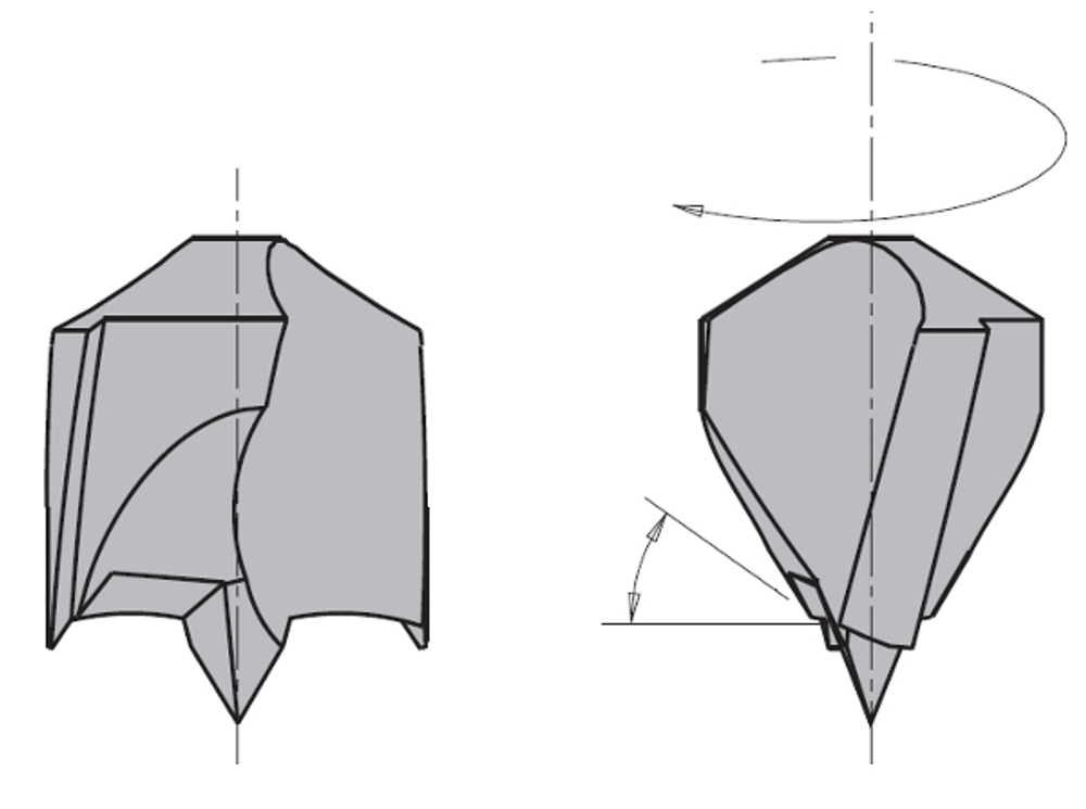 ВЕСНА СКИДКИ ХИТ! Сверло HW для присадочного станка 8 x 30 x 57,5 Z=2+2 S=10x20 LH CMT 308.080.12