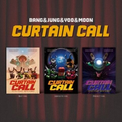 Альбом BANG YONGGUK & JUNG DAEHYUN & YOO YOUNGJAE & MOON JONGUP - CURTAIN CALL 1st EP Album 3 Version SET