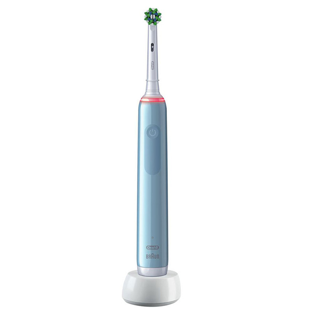 Электрическая зубная щетка Braun Oral-B Pro-3 3000, голубой