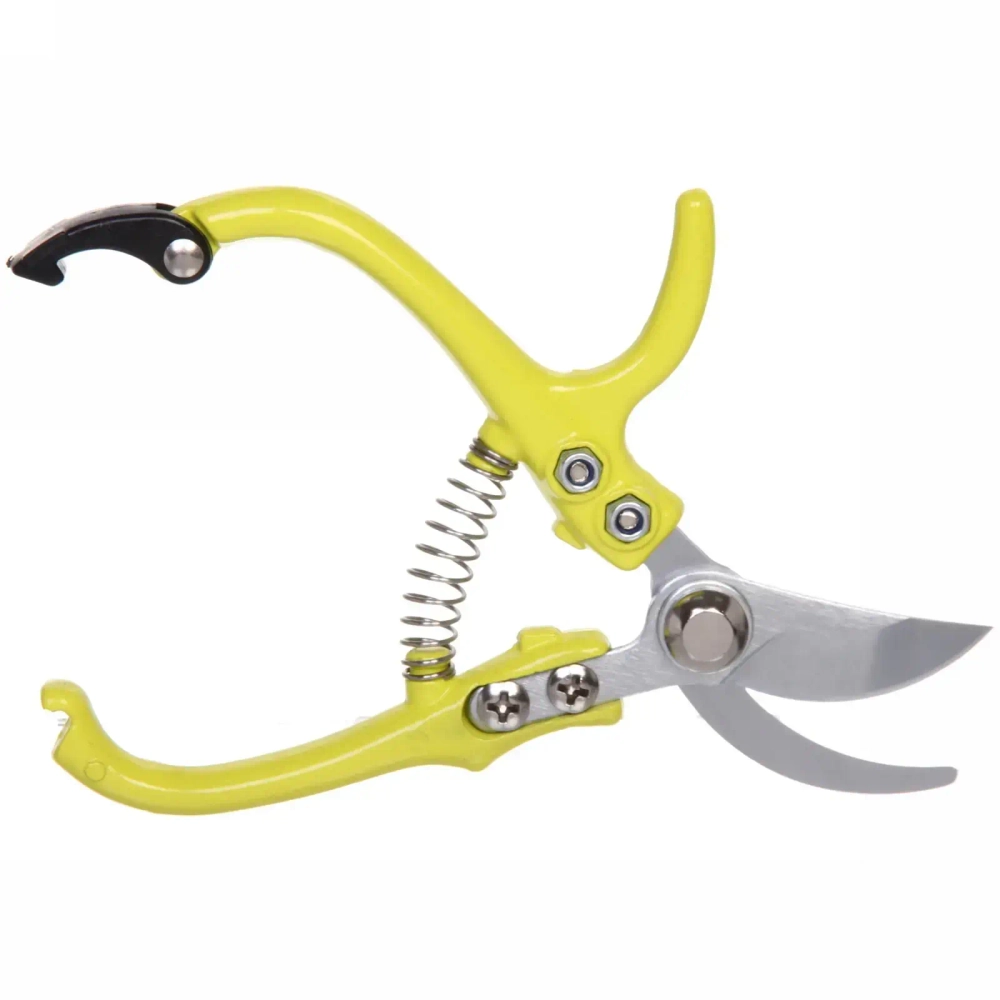 Секатор плоскостной 6» (15,5см) «Цветочница» металлические ручки ДоброСад