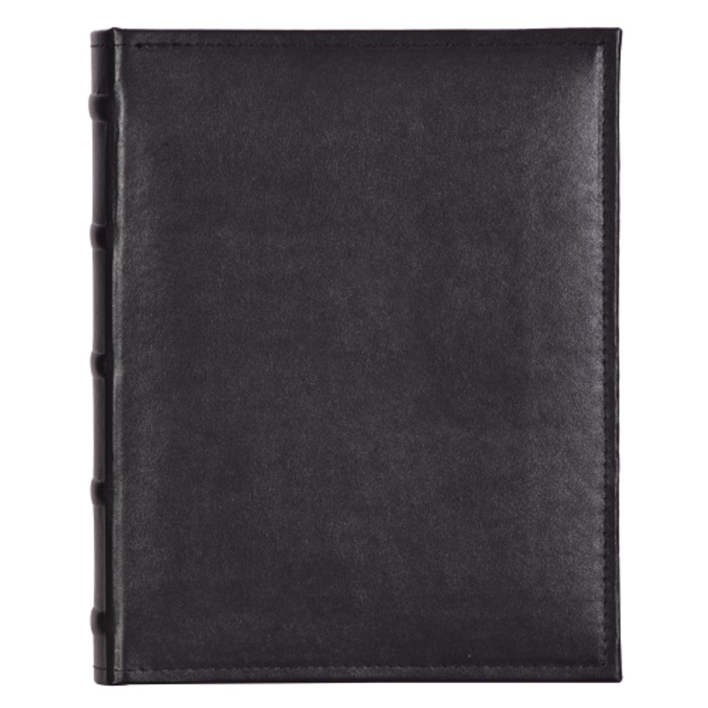 Innova Q5901428 Фотоальбом 200 фото 10*15cm Leatherette Stitced , черный, кармашки | Innova