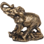 Статуэтка из гипса «Слон» 16*19см античное золото