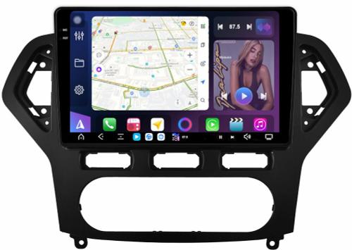 Магнитола для Ford Mondeo 4 2007-2010 (рамка черная) - FarCar S500-TS20 монитор 10.36" 2K QLED на Android 14, Быстрейшая, CarPlay, 4G SIM-слот