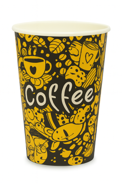 Стакан КБ 180 мл диаметр 73 мм ГН Маркер желтый (50/1000)