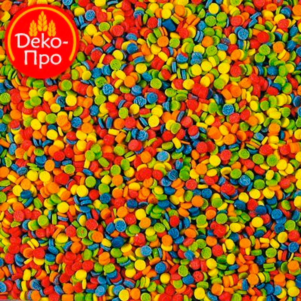 Посыпка сах. TopDecor "Конфетти яркие (мини)" (0,75кг/упак)