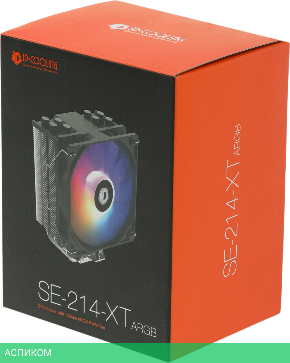 Кулер для процессора ID-Cooling SE-214-XT ARGB Black