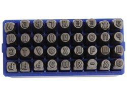 Клейма буквенные кириллица 3мм (HRC 60+-2град. DIN 1451) JTC