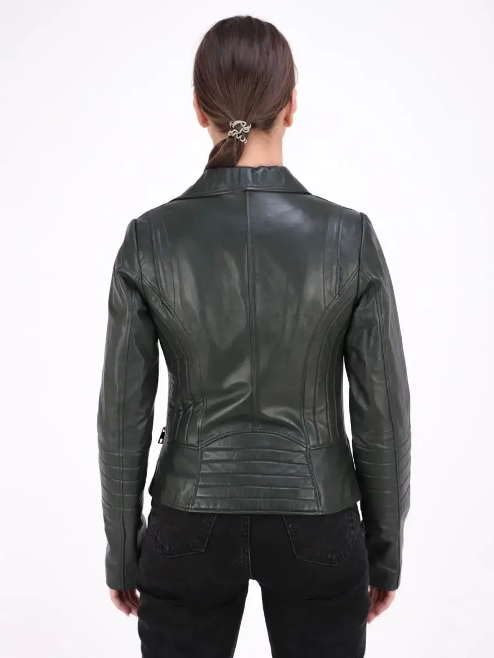 Косуха кожаная куртка женская Турция