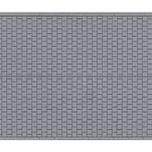 Пластиковый лист "Серая плитка" 20 * 10 см