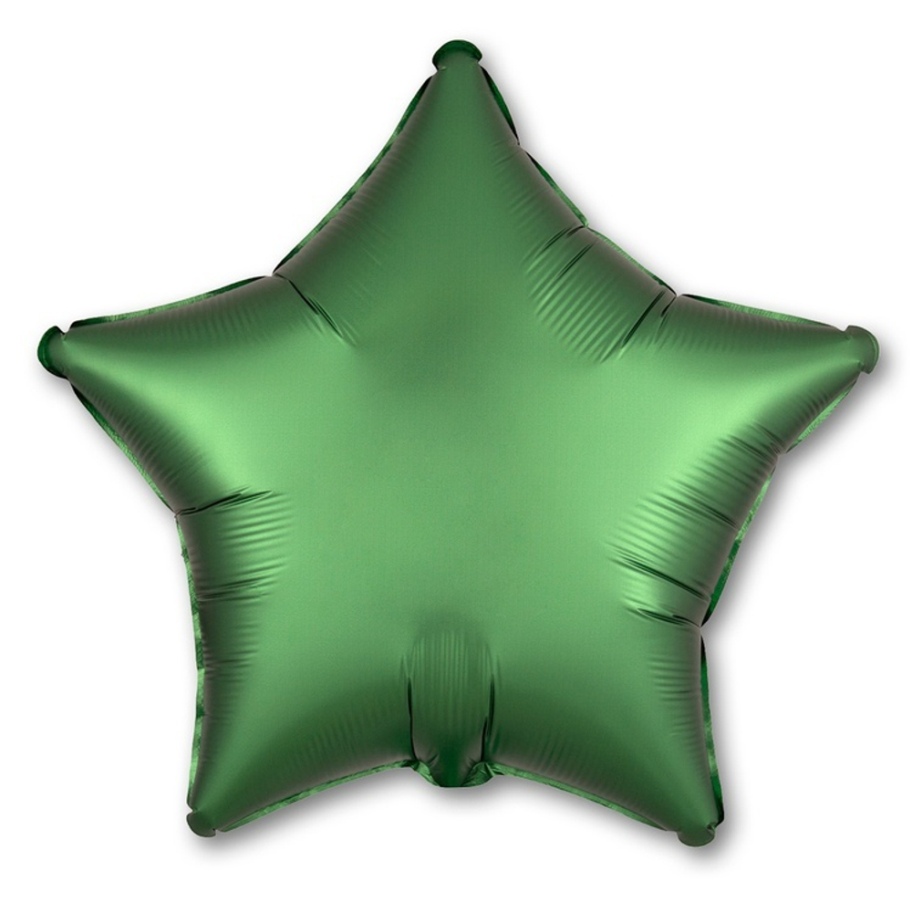Звезда сатин зелёный (Emerald) An