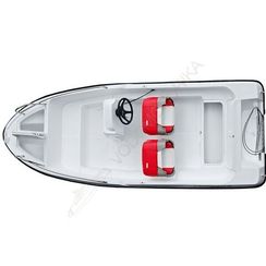 Лодка стеклопластиковая LAKER T410 Console (белый)