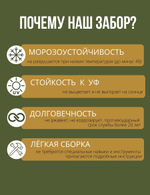 Садовый забор "Мальта" 233 х 63 см 