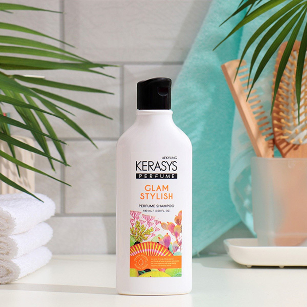 Шампунь для волос Гламур KeraSys Hair Clinic System Glam & Stylish Perfumed Shampoo 180мл