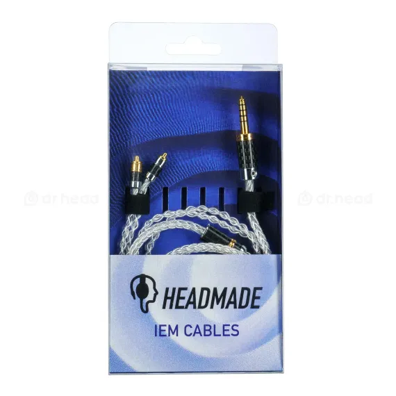 HeadMade IEM MMCX - 4.4mm Silver 1.2m
