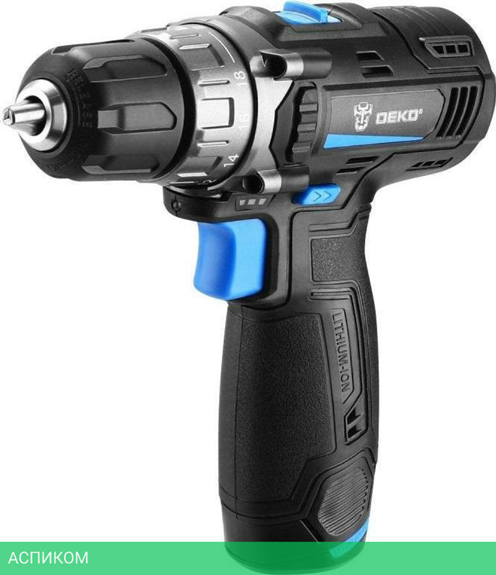 Дрель-шуруповерт Deko DKCD12V Pro (083-1007)