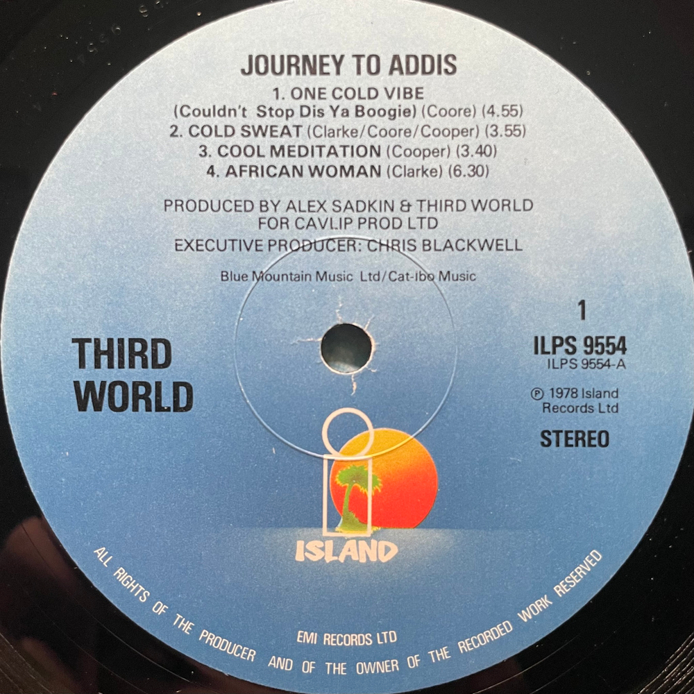 Third World ‎– Journey To Addis (Англия 1978г.)