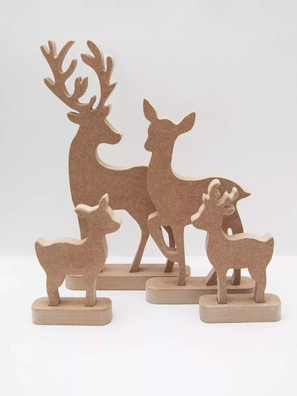 Набор из четырех оленей 31см, 24см, 16см, 14,5см