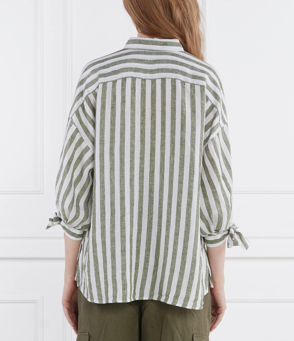 Льняная рубашка RIANI - зеленый(445640-4271)