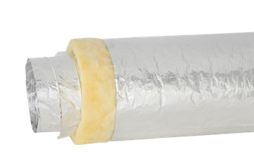 SONODEC 25-DS102мм x10м Звукопоглощающий гибкий алюминиевый воздуховод (Нидерланды)