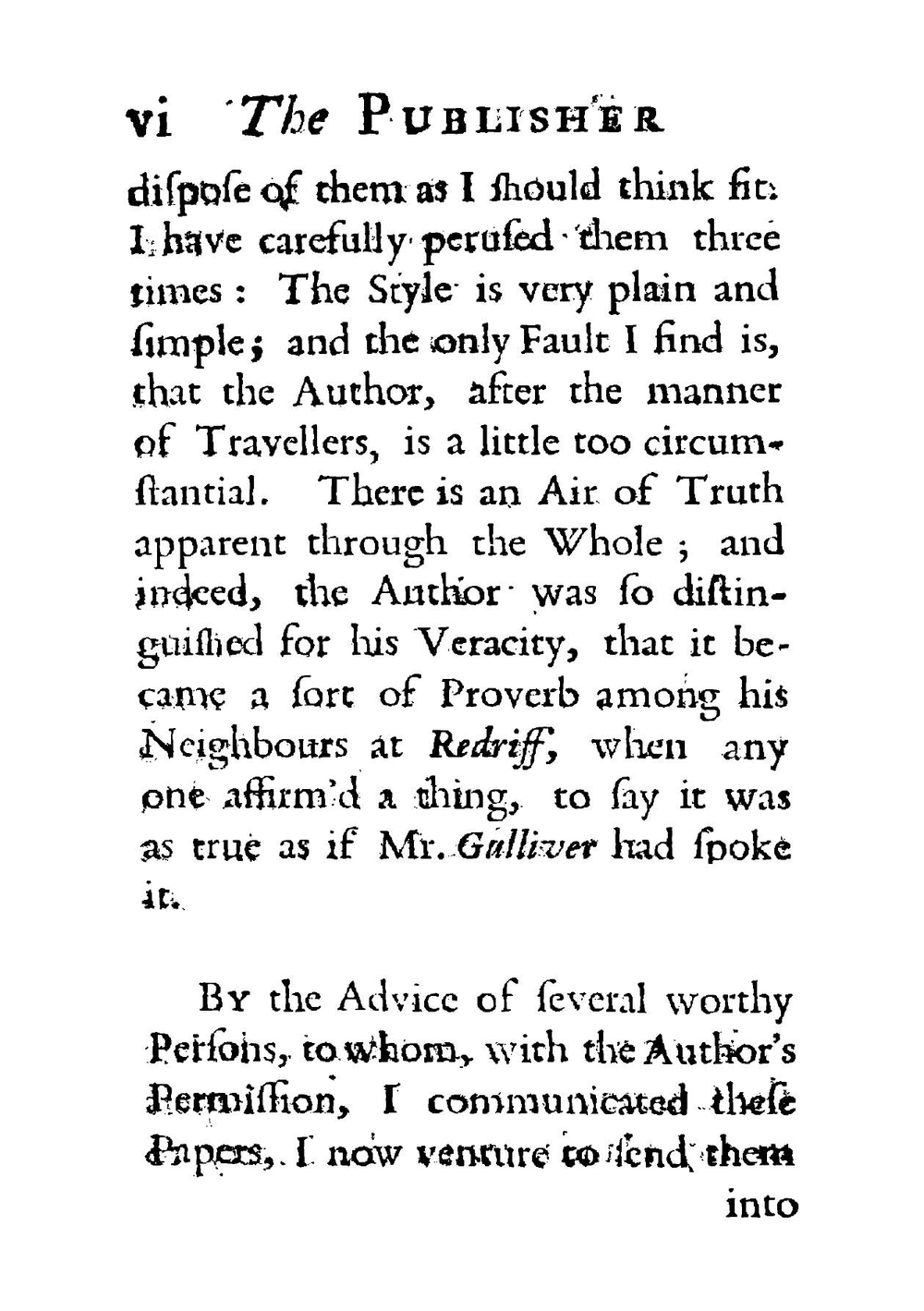 Travels Into Several Remote Nations Of The World | Swift Jonathan