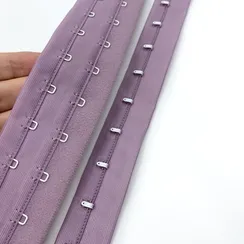 Крючки на ленте двухрядные лавандово-серые (цв. 620), Arta-F