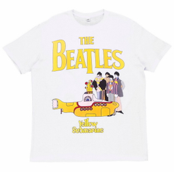 Футболка The Beatles Yellow Submarine белая (711)