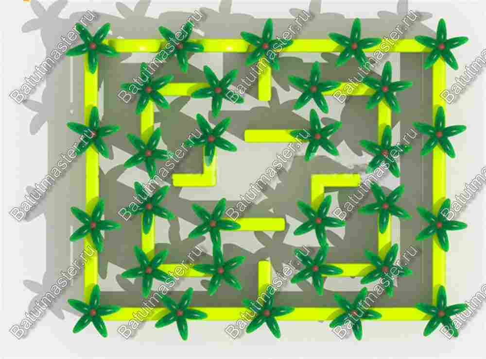 Надувной лабиринт "Пальмы", 10*8*3 м