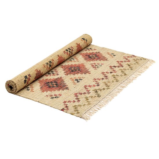 Ковер из шерсти по мотивам башкирских орнаментов из коллекции cultural heritage, 160х230 см