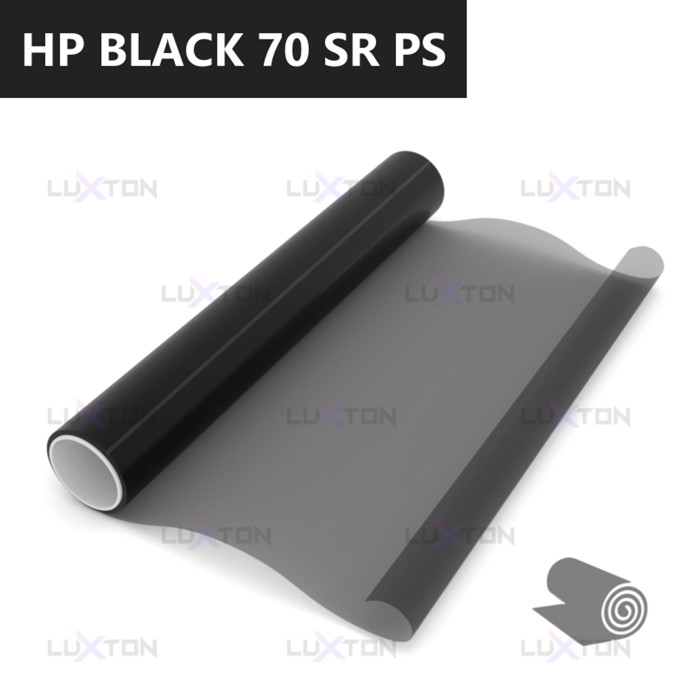 Пленка тонировочная металлизированная HP BLACK 70 SR PS LUXTON, рулон (размер 1,524x30м.)