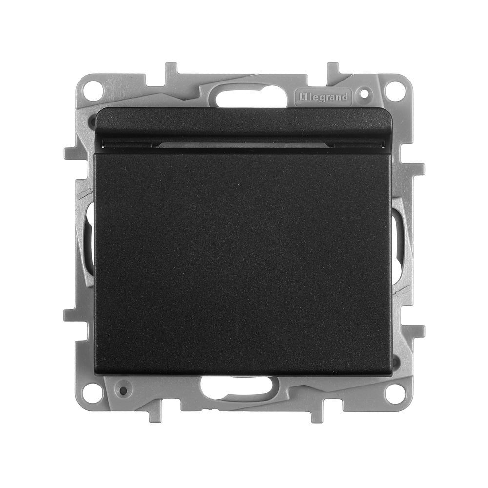 Выключатель карточный с подсветкой с задержкой выключения 2А 250В антрацит ETIKA Legrand