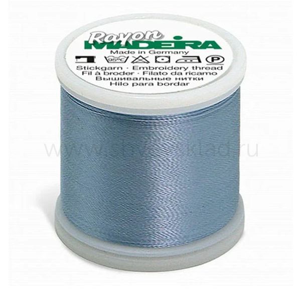 Нитки вышивальные вискоза Madeira Rayon №40, 200 м, цв. 1027, 9840, 5 катушек
