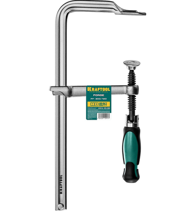 KRAFTOOL Forge FF-300/120, 120 х 300 мм, цельнокованая струбцина F (32014-120-300)