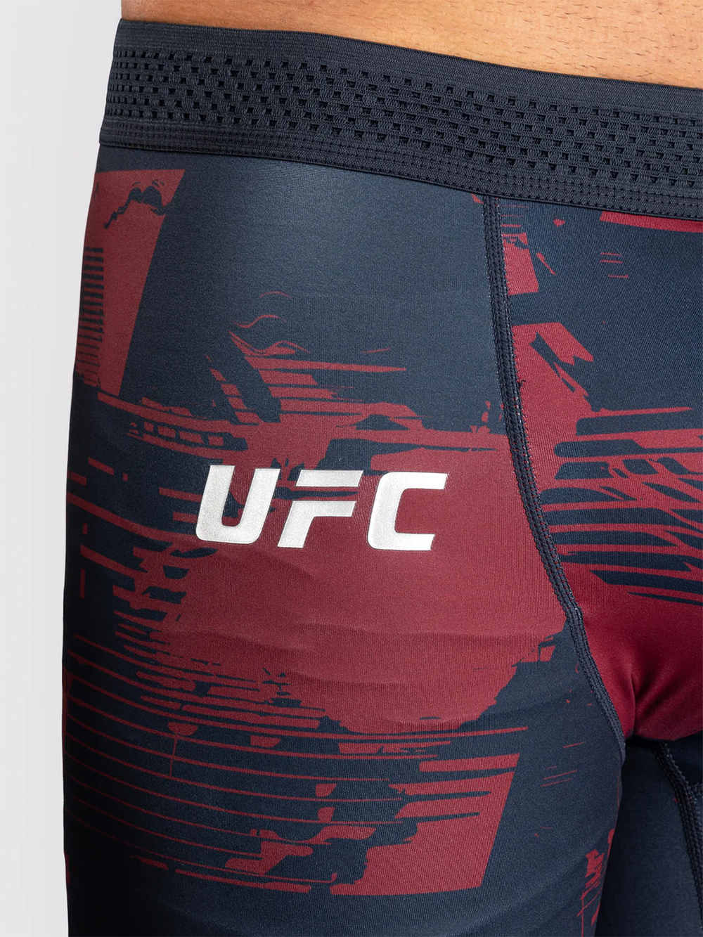 Шорты компрессионные Venum UFC Zenith Fight Week Navy Blue/Burgundy/Silver