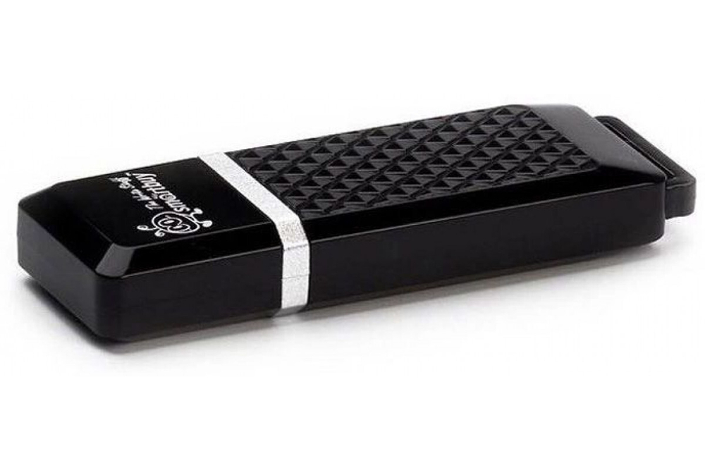 Флеш-накопитель Smartbuy Quartz USB 2.0 64GB, черный