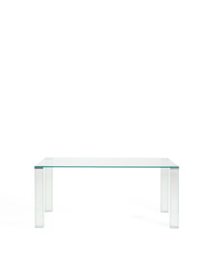Стол Adularia из прозрачного закаленного стекла 160 x 90 см
