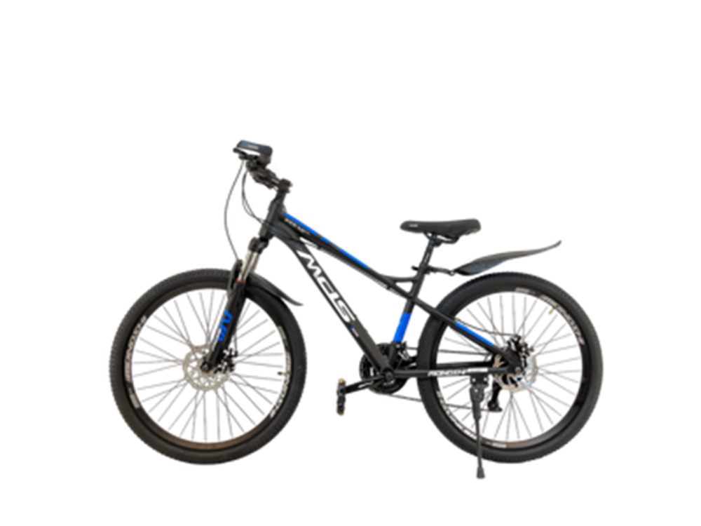 Велосипед MDS 26" 24скор(алюминиевая рама, диск. тормоз, L-Twoo, MT-800) Черно-синий (MDS-26)