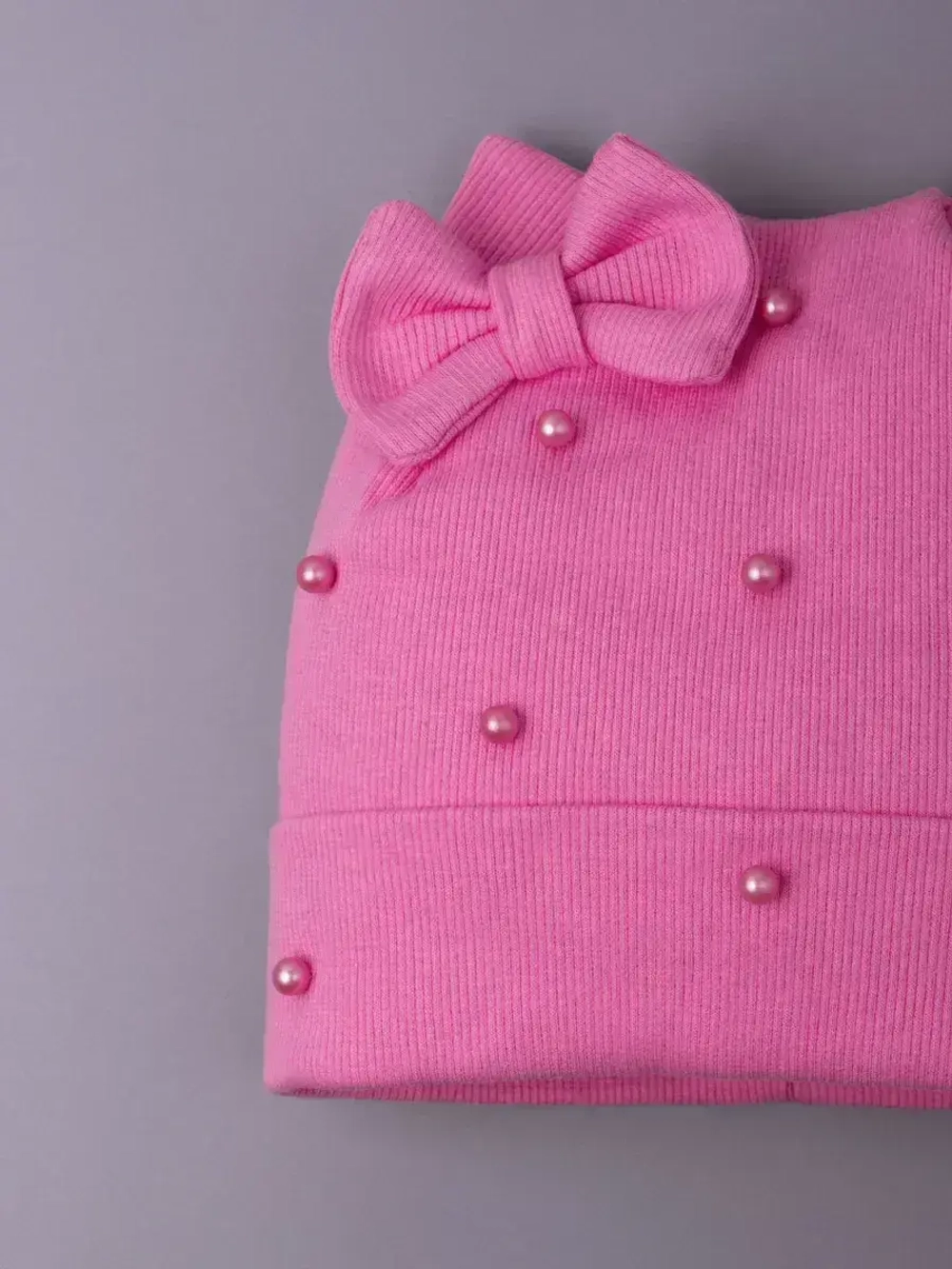 Шапка для девочки осенняя с ушками